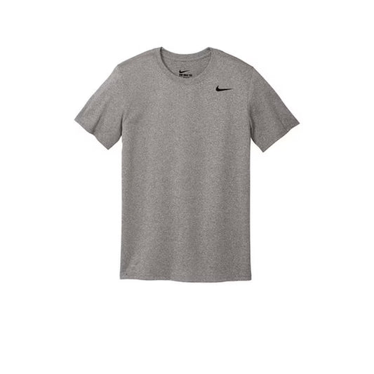 Nike Mens Team Legend Short Sleeve Crew T-Shirt Medium, Carbon Heather