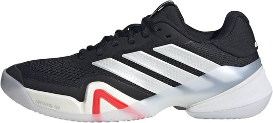 Adidas Mens Barricade 14 Tennis Sneakers Shoes - Black, Orange