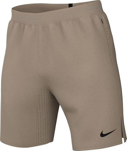 Nike Flex Rep 4.0 Men's Dri-FIT 7" Unlined Fitness Shorts (Khaki/Black/Black, FN3004-247) Size Medium