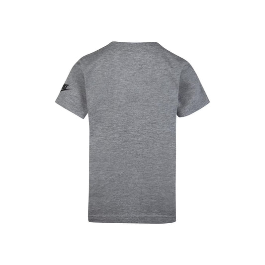 Nike Boy's Futura Logo T-Shirt (Little Kids/Big Kids) Carbon Heather 7 Big Kid