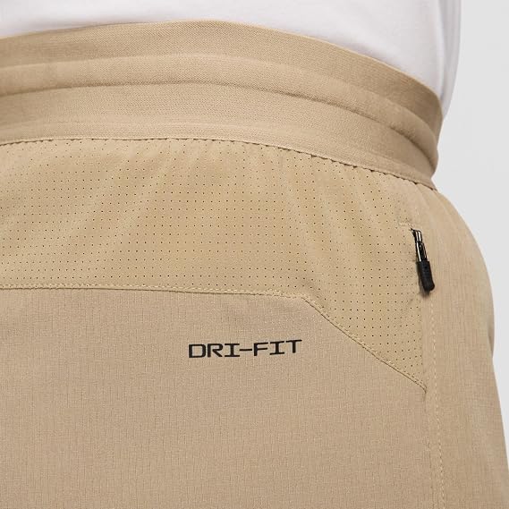 Nike Flex Rep 4.0 Men's Dri-FIT 7" Unlined Fitness Shorts (Khaki/Black/Black, FN3004-247) Size Medium